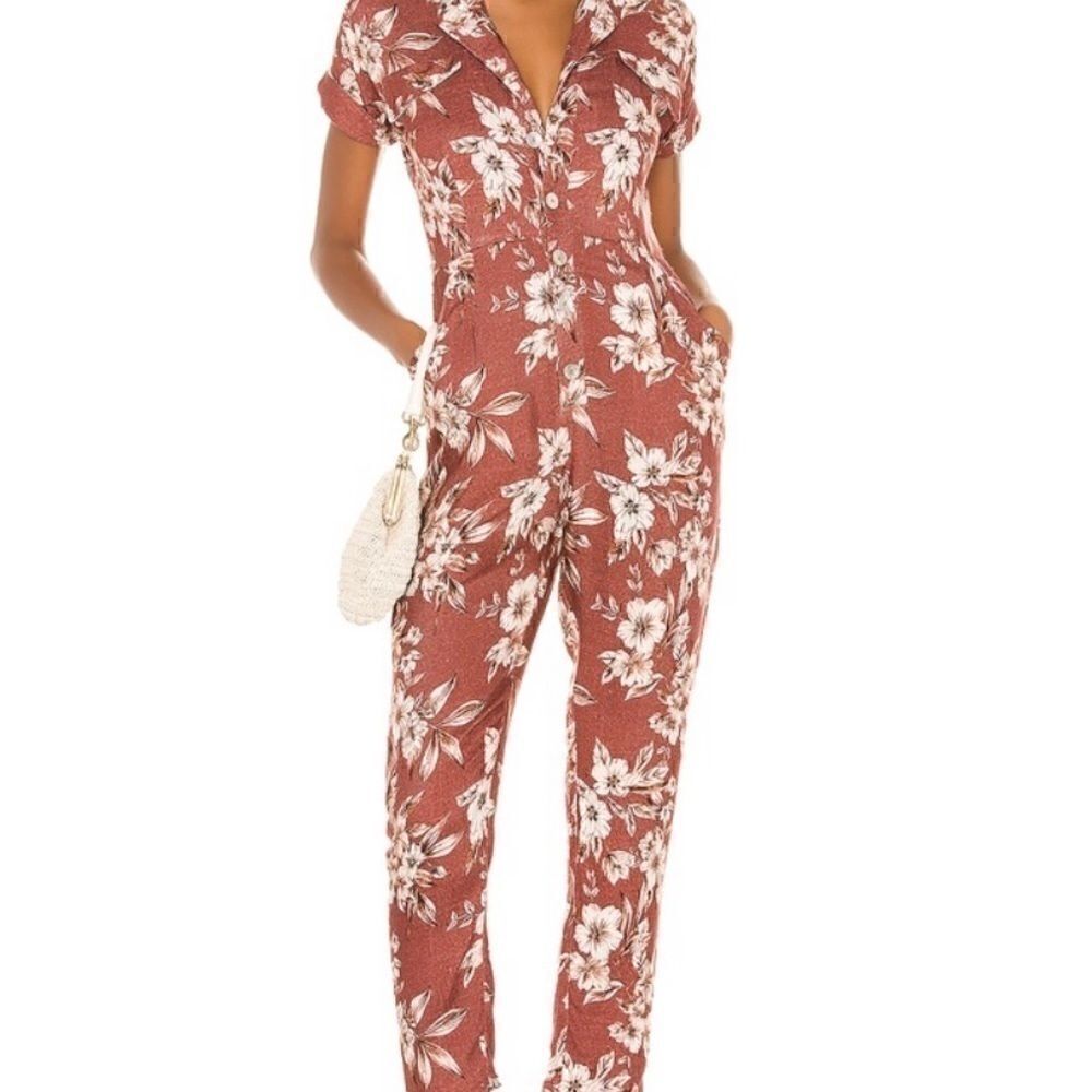 [beach riot] Jill jumpsuit in mauve #6
